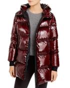 Herno Hooded Glossy Down Puffer Coat