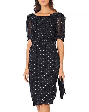 Ba & Sh Romeo Printed Ruffled Dress