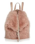 Rebecca Minkoff Julian Mini Faux Fur Convertible Backpack