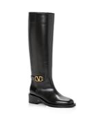 Valentino Garavani Women's Vlogo Pull On Riding Boots