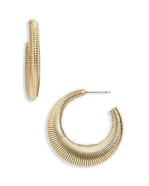 Baublebar Josie Ribbed Hoop Earrings
