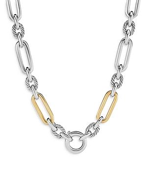 David Yurman Sterling Silver & 18k Yellow Gold Lexington Chain, 18