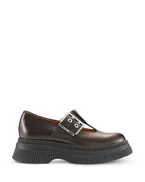 Ganni Women's Creepers T-strap Shoes