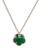 Pasquale Bruni 18k Rose Gold Petit Joli Green Agate And Diamond Pendant Necklace, 16.75