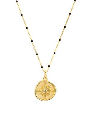 Argento Vivo North Star Pendant Necklace In 18k Gold-plated Sterling Silver, 16-18