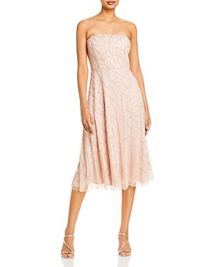 Aidan Mattox Beaded Strapless Cocktail Dress - 100% Exclusive