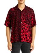 Aries Leopard Print Hawaiian Shirt