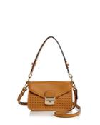 Longchamp Mademoiselle Small Perforated Leather Crossbody