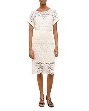 Gerard Darel Lidy Macrame Pencil Skirt