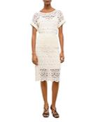 Gerard Darel Lidy Macrame Pencil Skirt