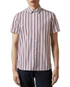 Ted Baker Mma Baloom Striped Short Sleeve Button Down Shirt - 100% Exclusive