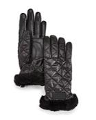 Ugg Quilted Shearling-cuff Tech Gloves
