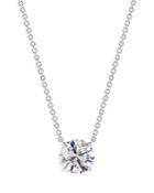 De Beers Forevermark Diamond Classic Solitaire Pendant Necklace In 18k White Gold, 1.0 Ct. T.w.