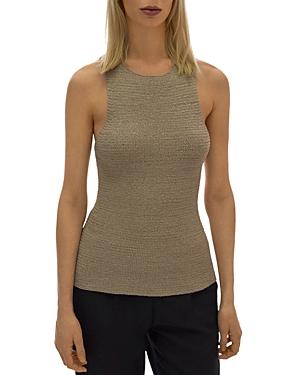 Helmut Lang Sleeveless Textured Knit Top