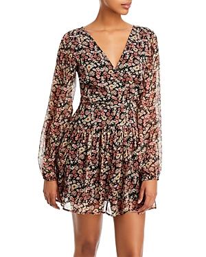 Bardot Frill Printed Dress