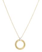 Marco Bicego 18k White & Yellow Gold Masai Diamond Circle Pendant Necklace, 16.5l