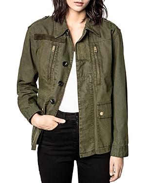 Zadig & Voltaire Logo Utility Jacket