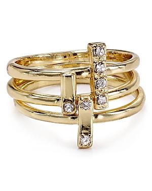 Jules Smith Bar Stacking Rings, Set Of 3