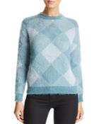 Emporio Armani Tonal Plaid Sweater