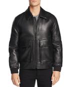 Marc New York Coles Bomber Leather Jacket