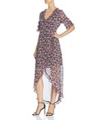 Lost And Wander Lovestoned Floral-print Wrap Dress
