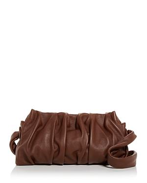 Elleme Vague Pleated Leather Shoulder Bag