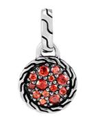 John Hardy Sterling Silver Classic Chain Pendant With Garnet