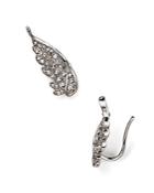 Rebecca Minkoff Pave Wing Ear Climbers