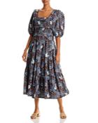 Sea Lucinda Puff Sleeve Midi Dress