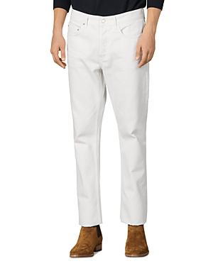 Sandro Straight Slim Fit Jeans In White
