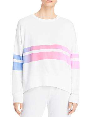 Sundry Ombre Stripe Sweatshirt