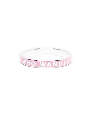 Jet Set Candy Message Ring