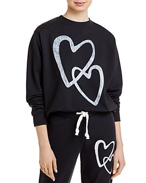 Aqua Heart Print Sweatshirt - 100% Exclusive