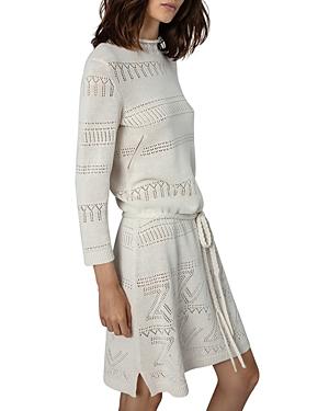 Zadig & Voltaire Cecily Zv Monogrammed Knit Dress