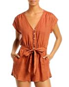 Bella Dahl Cap Sleeve Linen Romper