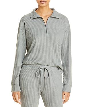 Aqua Waffle Knit Sweatshirt - 100% Exclusive