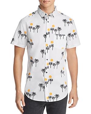 Sovereign Code Solstice Palm Tree-print Regular Fit Shirt