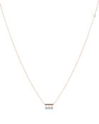 La Brune Et La Blonde 18k Rose Gold Pampilles Diamond Necklace, 14.75