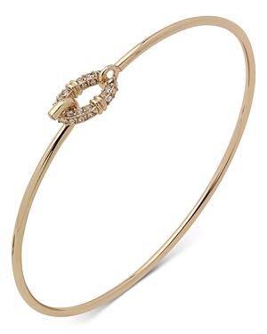 Lauren Ralph Lauren Pave Link Tension Bangle Bracelet