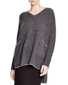 Eileen Fisher Petites High Low Cashmere Tunic