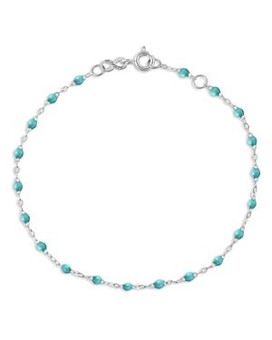 Gigi Clozeau 18k White Gold Classic Gigi Resin Bead Bracelet