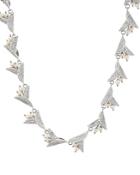 Kate Spade New York Pave & Simulated Pearl Statement Necklace, 17