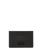 Mcm Leather Branded Mini Card Case
