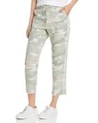 Mother The Shaker Cropped Frayed Camo Pants