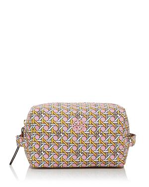 Tory Burch Piper Large Signature Print Cosmetic Case