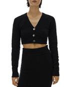 Helmut Lang Cloud Fuzzy Cropped Cardigan