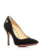 Charlotte Olympia Bacall Pointed Toe High Heel Pumps