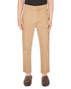 Nanushka Jasper Workwear Jeans In Brown
