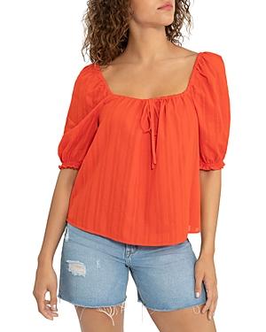Sanctuary Remember Me Cotton Puff Sleeve Top