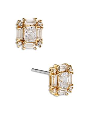 Nadri Nolita Crystal Halo Stud Earrings